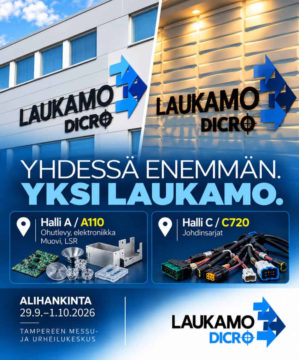 Laukamo Dicro Alihankintamessuilla 2026