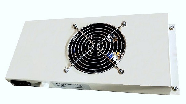 Roof fan with 1 module